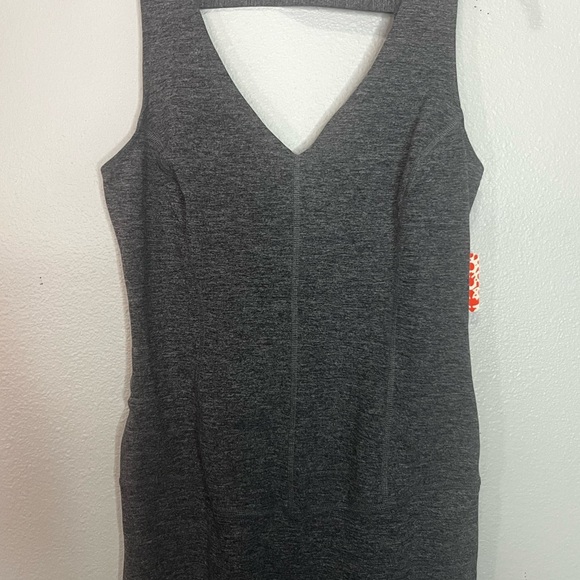 Free People Movement + Hatch Warm Up Jumpsuit Small Black Heather Maternity NWT - Picture 5 of 12